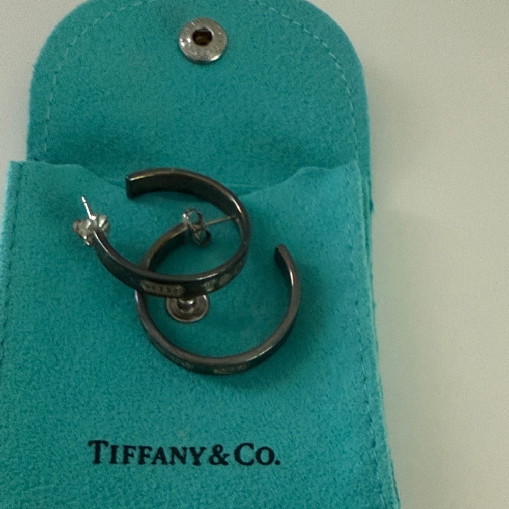 Tiffany & Co. Silver Hoop Earrings